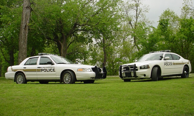 Two patrol cars